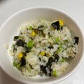 まこまこ♡'s cooksnap of when they made 子供が大好き☆わかめとコーン炊き込みご飯.
