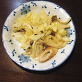 Ｐ子ママ's cooksnap of when they made ちくわとキャベツのオイマヨ唐辛子炒め♪.
