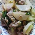 Rミルフィーユ's cooksnap of when they made 大根と豚肉の簡単味噌炒め.