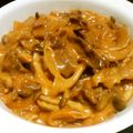 seipu's cooksnap of when they made 焼肉のタレで？！ビーフストロガノフ！.