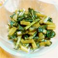 龍世話係's cooksnap of when they made ご飯がすすむ！かぶの葉炒め.
