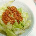 みゆなりく４４'s cooksnap of when they made レタスサラダの簡単ベーコンドレッシング.