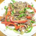 Ｌｅｋｋｅｒ！'s cooksnap of when they made なんちゃってチンジャオロース.
