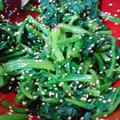 はぎキッチン's cooksnap of when they made お弁当の色どり⭐ほうれん草のさっと和え♫.