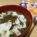 ポネポネット's cooksnap of when they made 韓国料理ーわかめスープすいとん.