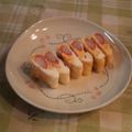 オレンジリング's cooksnap of when they made お弁当 カニカマの卵焼き.