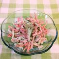 龍青空ママ's cooksnap of when they made にんじんときゅうりのサラダ.