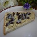 スタイリッシュママ's cooksnap of when they made 練乳とレーズンのトーストwithきなこ♫.