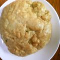 真の愛's cooksnap of when they made シンプル・簡単★基本の雁月（がんづき）.