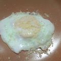 marble♪'s cooksnap of when they made 目玉焼きに粉チーズ☆.