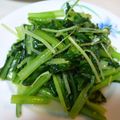 だんご社長's cooksnap of when they made 小松菜と水菜のｼｬｷｼｬｷ炒め♪.
