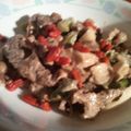 せあぶ's cooksnap of when they made 牛肉とアスパラガスのオイマヨ炒め.