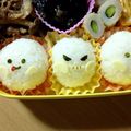 長ありさ島's cooksnap of when they made ＊キャラ弁＊ハロウィンお化け弁当.