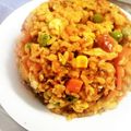 meff's cooksnap of when they made フライパンでパラパラきのこビビンバ.