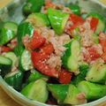 鈴ピヨ's cooksnap of when they made 簡単☆胡瓜とトマトのツナサラダ.