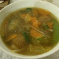 華舞蘭's cooksnap of when they made 鶏団子と野菜の中華風春雨煮込み.
