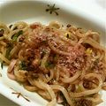 黒豚チョコ's cooksnap of when they made ひとりで食べれるもん！お子様焼きうどん♪.
