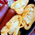 しょこら310's cooksnap of when they made 余ったポテトサラダで卵焼き.