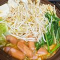TAIkid's cooksnap of when they made 我が家の☆豚キムチ鍋.