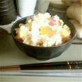 ぴんりえ's cooksnap of when they made 優しい味のさつまいもご飯.