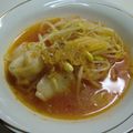 りんばたまま's cooksnap of when they made ピリ辛★簡単♪水餃子スープ♪.