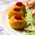 Risoa 51's cooksnap of when they made かぼちゃとおからの洋風おやき.