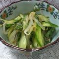 ホルモンも〜ちゃん's cooksnap of when they made もやしときゅうりのナムル.