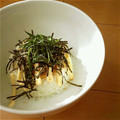トモヲ３'s cooksnap of when they made のせるだけ☆簡単なめ茸の混ぜ混ぜごはん♪.