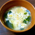 mayutae's cooksnap of when they made たまごとわかめのスープ.