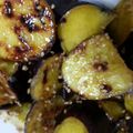 珠玉猫's cooksnap of when they made レンジとフライパンで簡単大学芋♪.