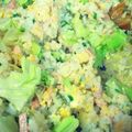りーのっぺぺぺ's cooksnap of when they made ☆ねぎと卵と鶏そぼろチャーハン☆.