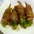 てっこ96's cooksnap of when they made 豚肉とオクラのチーズ巻き.