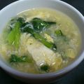 chamiri's cooksnap of when they made 簡単！お豆腐と小松菜のスープ.