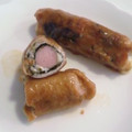 ulara55's cooksnap of when they made お弁当の…おさかなソーセージで和風肉巻き.