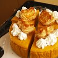 akivv's cooksnap of when they made ♪ハロウィン♪パンプキンチーズケーキ.