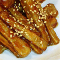 erika0629's cooksnap of when they made 母のお袋の味♪ごぼうのいかだ揚げ☆☆☆.