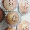 ＊・。ちぇりー。・＊'s cooksnap of when they made Halloweenﾐﾆﾐﾆカップケーキ♡.