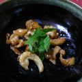 きゅーい's cooksnap of when they made 大葉にんにく醤油で鳥皮のカリカリ焼き!!.