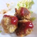 ♡大臣と姫達のママ♡'s cooksnap of when they made ころころカレーコロッケ.