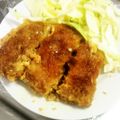 meff's cooksnap of when they made 肉汁たっぷり塩麹豚小間とんかつ.