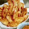 りゅたんまま's cooksnap of when they made 餃子の皮でキムチの激うまおつまみ☆.