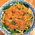 ♪まるえ's cooksnap of when they made 柿と水菜のサラダ.