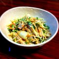 ゆっちぃー☆'s cooksnap of when they made カイワレとちくわの粒マスタード和え.