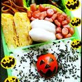 こうたのママちゃん's cooksnap of when they made ✽プチトマトでジャックオゥランタン弁✽.