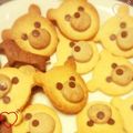 はげちゃんらびゅ's cooksnap of when they made 喜ぶ笑顔が見たいから☆くまちゃんクッキー.