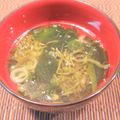 椿hime's cooksnap of when they made 大好き♡生姜香るもずくスープ.