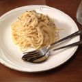 ほねっこ☆'s cooksnap of when they made 今ある材料で☆お手軽ヘルシーカルボナーラ.
