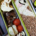 あるぱかまりも's cooksnap of when they made ★ハロウィンに♪そぼろお化け弁当.