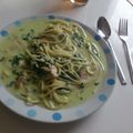 ナスくん's cooksnap of when they made ほうれん草のクリームパスタ.