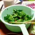 いけすだ's cooksnap of when they made モリモリ！？ほうれん草と生ハムのサラダ.